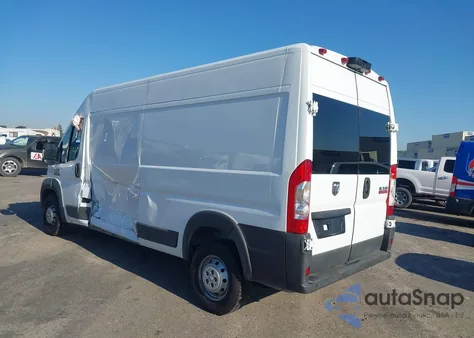 2017 Ram Promaster 2500 High Roof 159 Wb из США, поврежденный, VIN 3C6TRVDG7HE535926